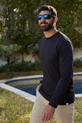 Men's Morada Everyday Long Sleeve T-Shirt Pima Sol | Black