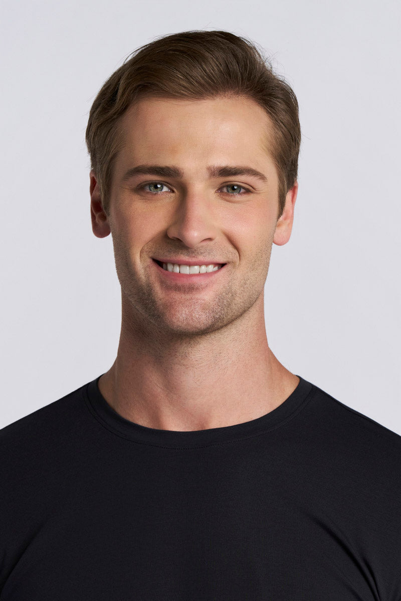 Men's Morada Everyday Long Sleeve T-Shirt Pima Sol | Black