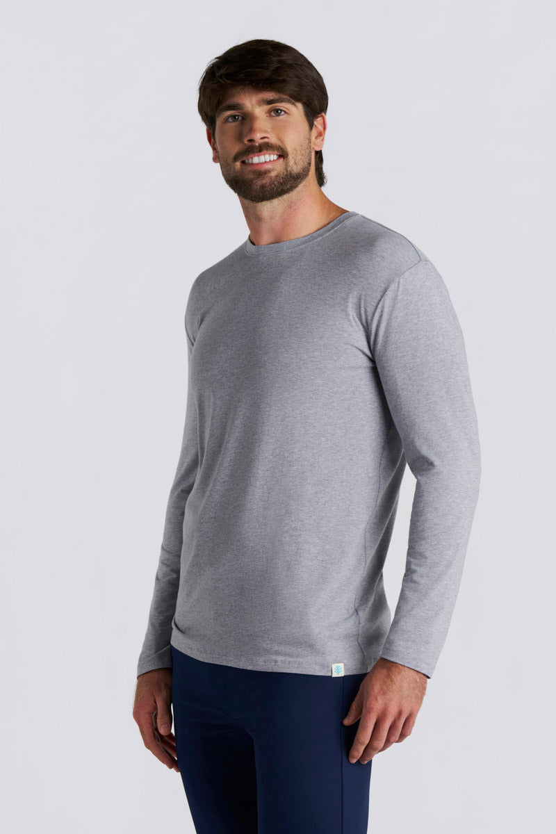 Men's Morada Everyday Long Sleeve T-Shirt | Grey Heather