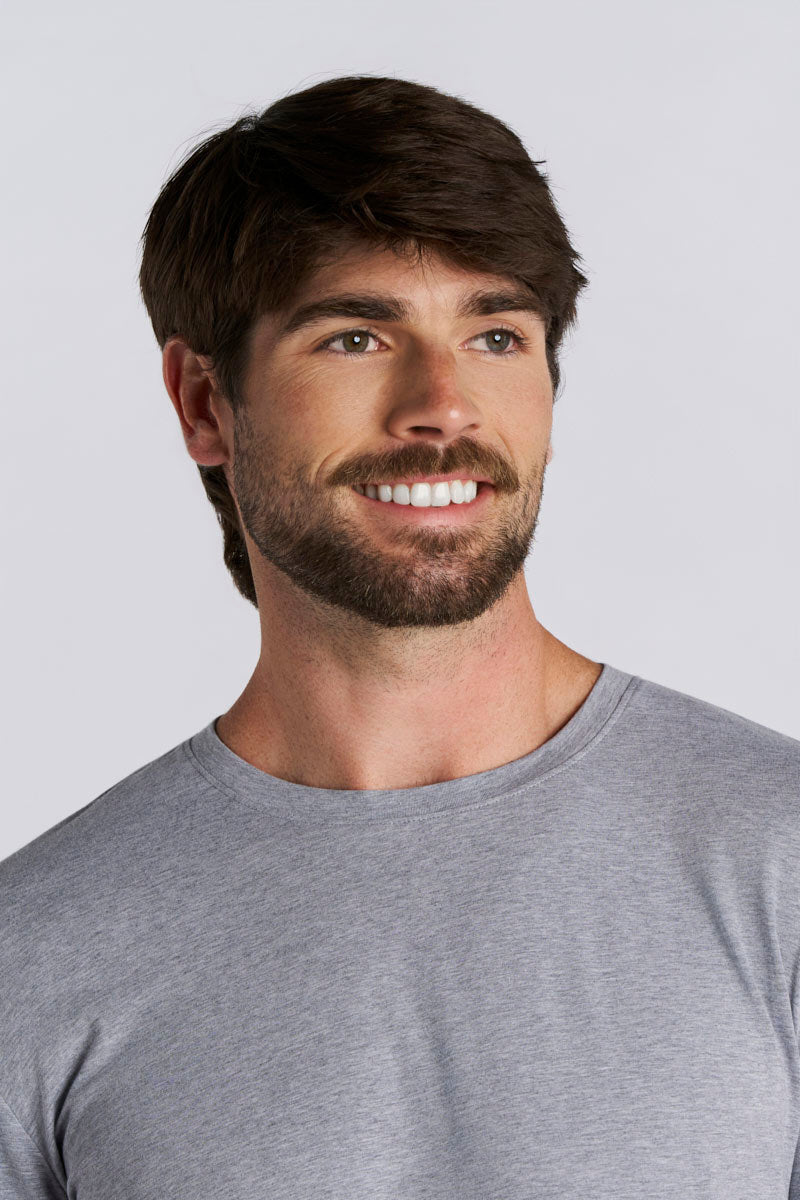 Men's Morada Everyday Long Sleeve T-Shirt | Grey Heather