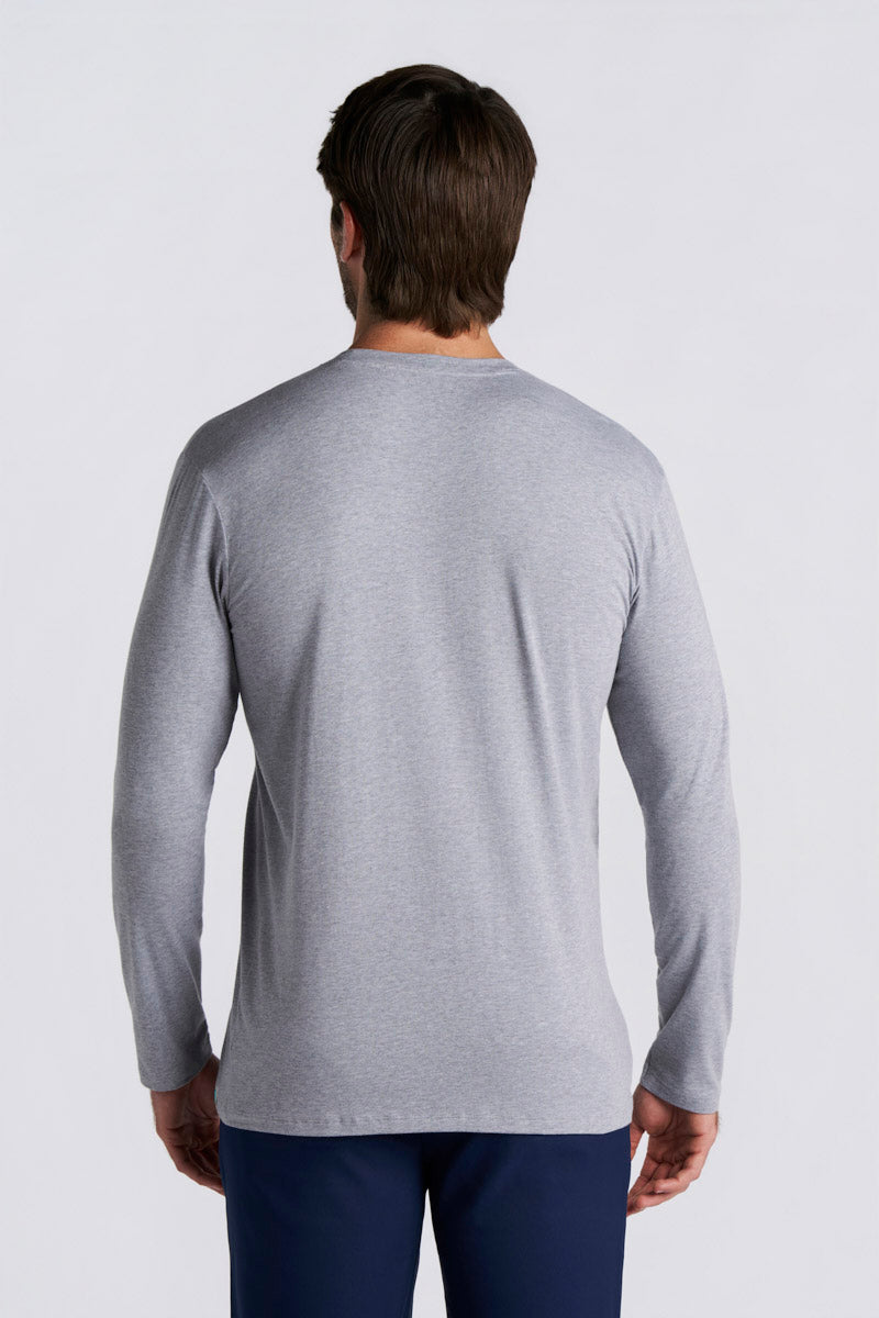 Men's Morada Everyday Long Sleeve T-Shirt | Grey Heather