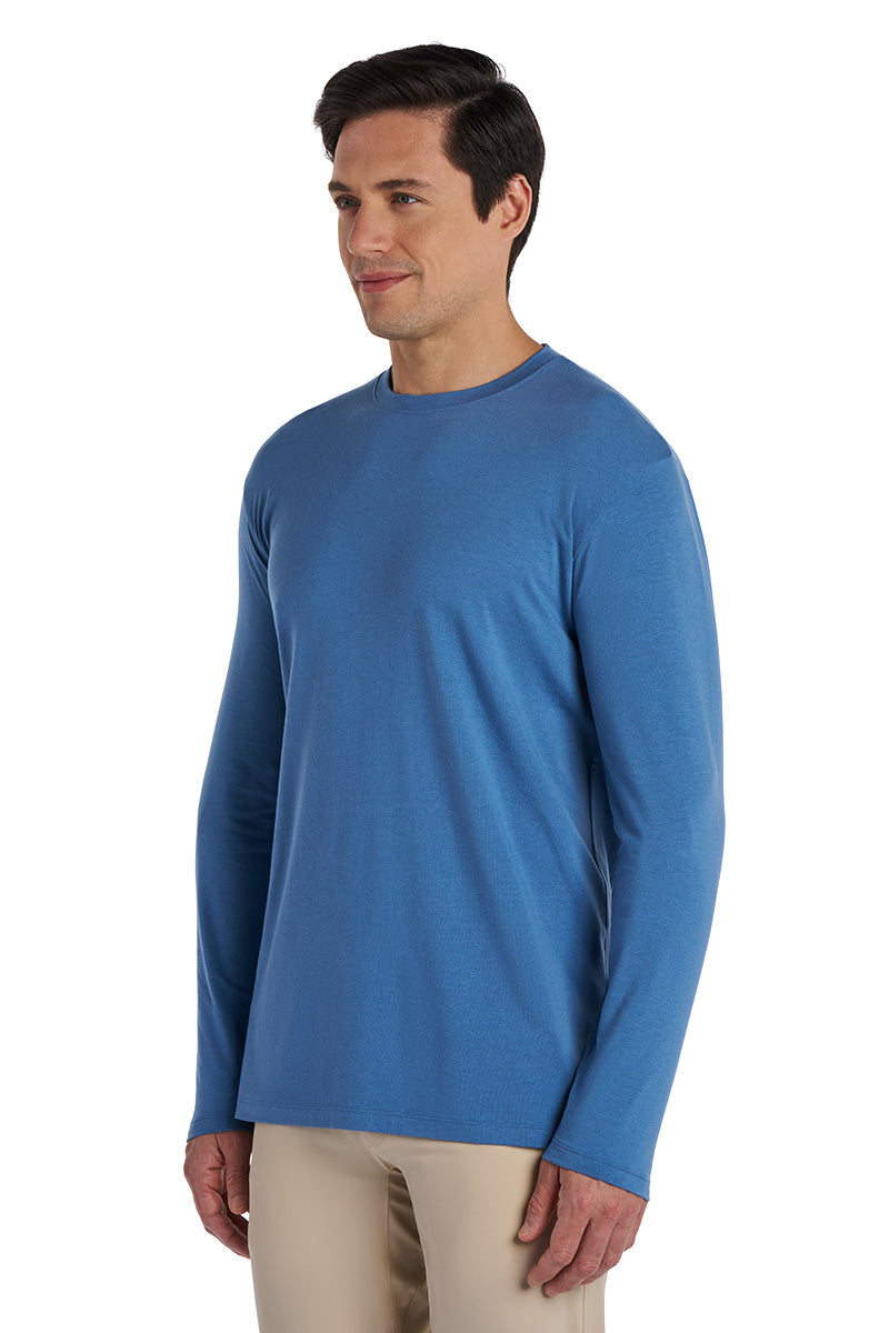Men's Morada Everyday Long Sleeve T-Shirt | Blue Dusk
