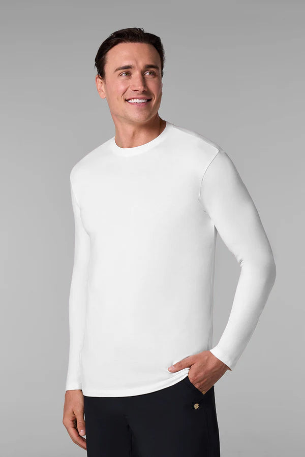Men's Morada Everyday Long Sleeve T-Shirt | White