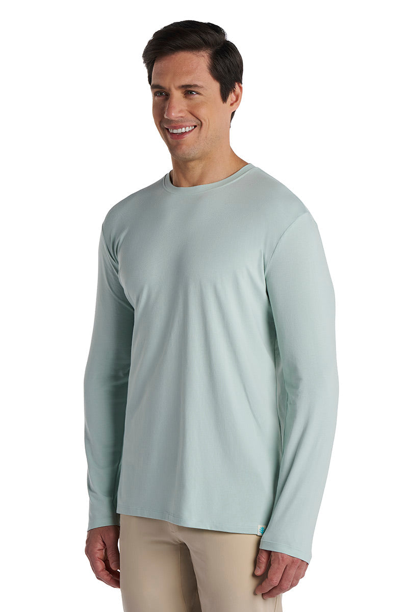 Men's Morada Everyday Long Sleeve T-Shirt | Misty Aqua