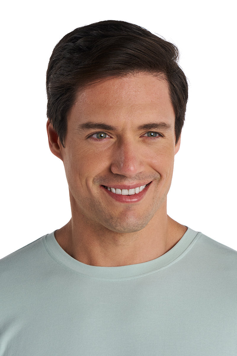 Men's Morada Everyday Long Sleeve T-Shirt | Misty Aqua