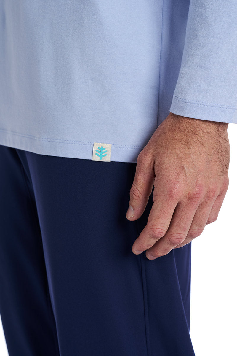 Men's Morada Everyday Long Sleeve T-Shirt | Periwinkle