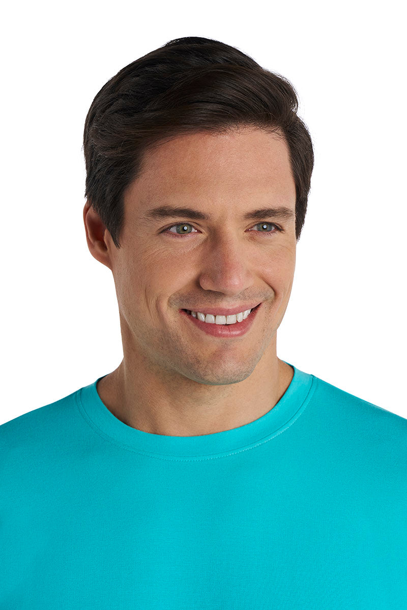 Men's Morada Everyday Long Sleeve T-Shirt | Coolibar Blue
