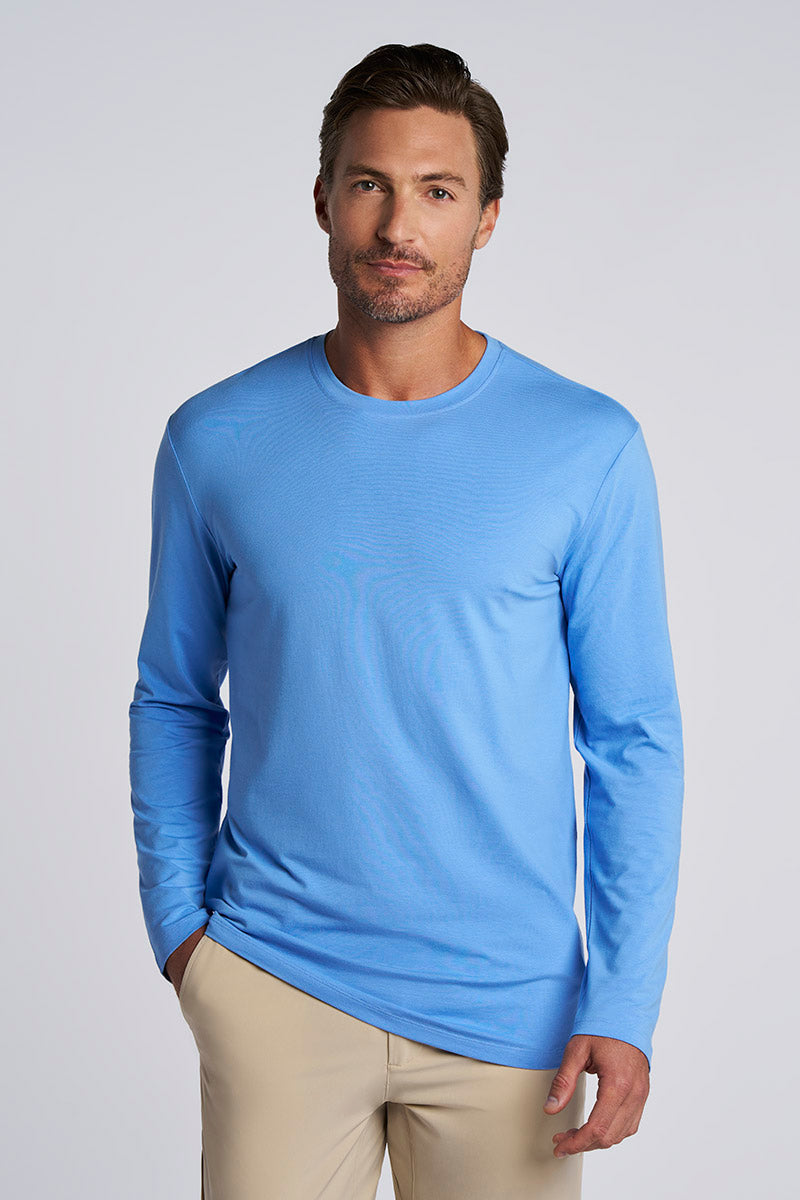 Men's Morada Everyday Long Sleeve T-Shirt | Bluebell