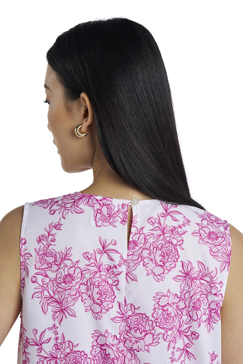 Women's St. Tropez Swing Tank Top | Fuchsia Bouquet