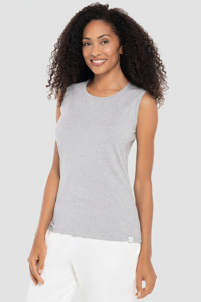 Women's Morada Everyday Basic Tank | Grey Heather