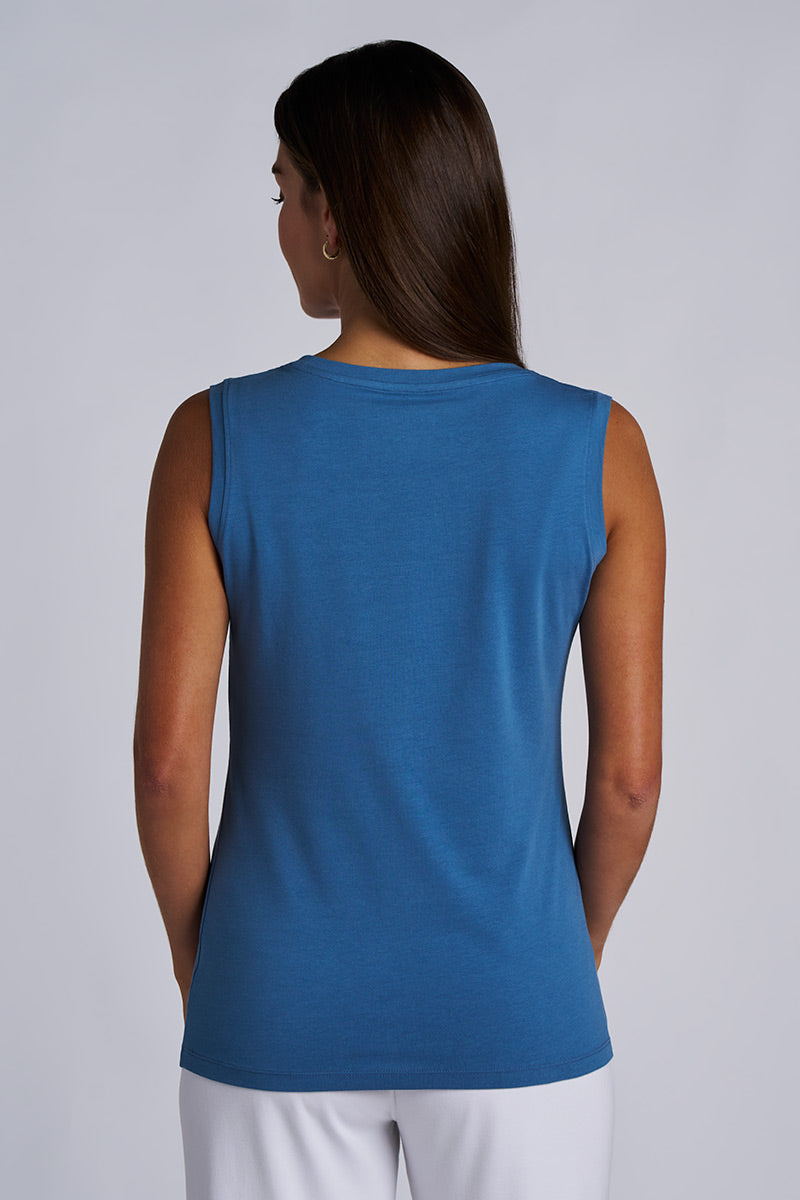 Women's Morada Everyday Basic Tank | Blue Dusk
