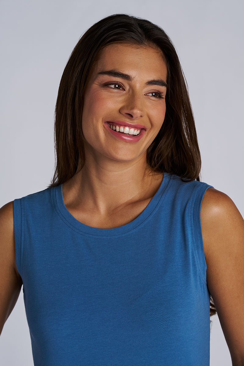 Women's Morada Everyday Basic Tank | Blue Dusk