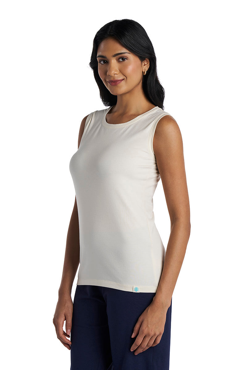 Women's Morada Everyday Basic Tank | Vanilla
