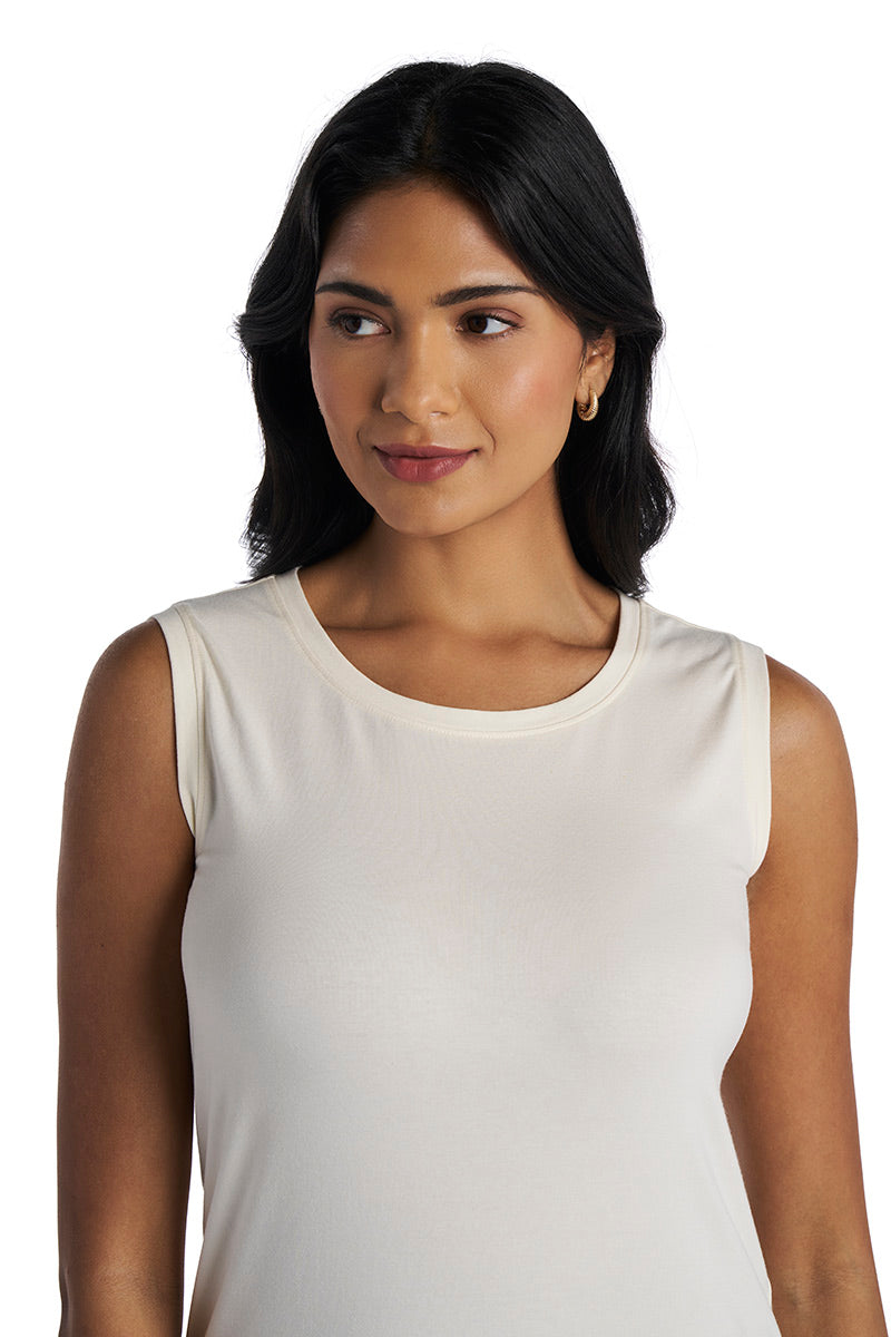 Women's Morada Everyday Basic Tank | Vanilla
