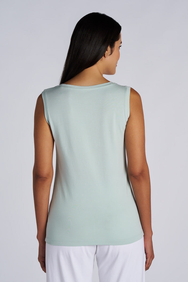 Women's Morada Everyday Basic Tank | Misty Aqua