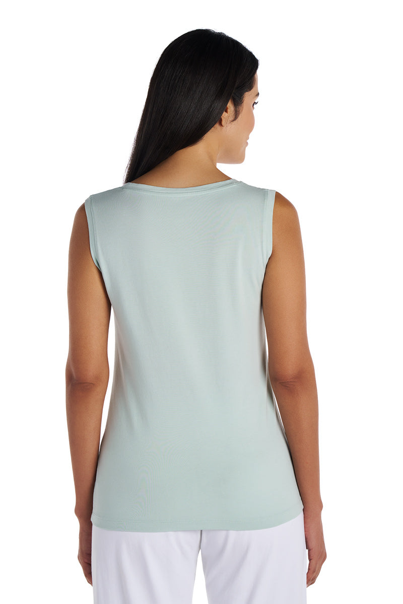 Women's Morada Everyday Basic Tank | Misty Aqua