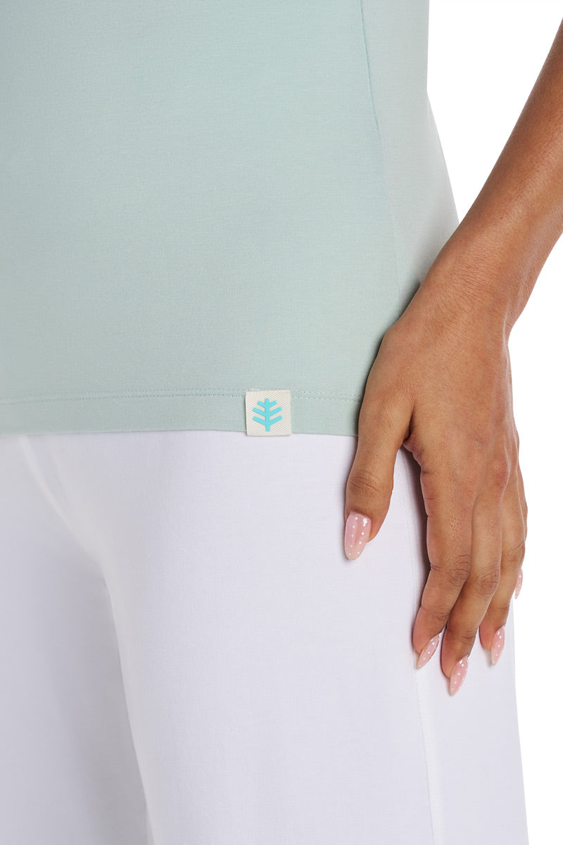 Women's Morada Everyday Basic Tank | Misty Aqua