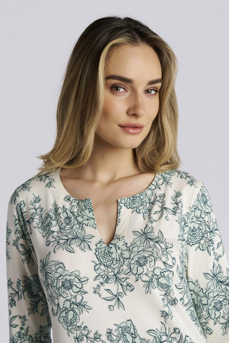 Women's Oceanside Tunic Dress | Vanilla Bouquet