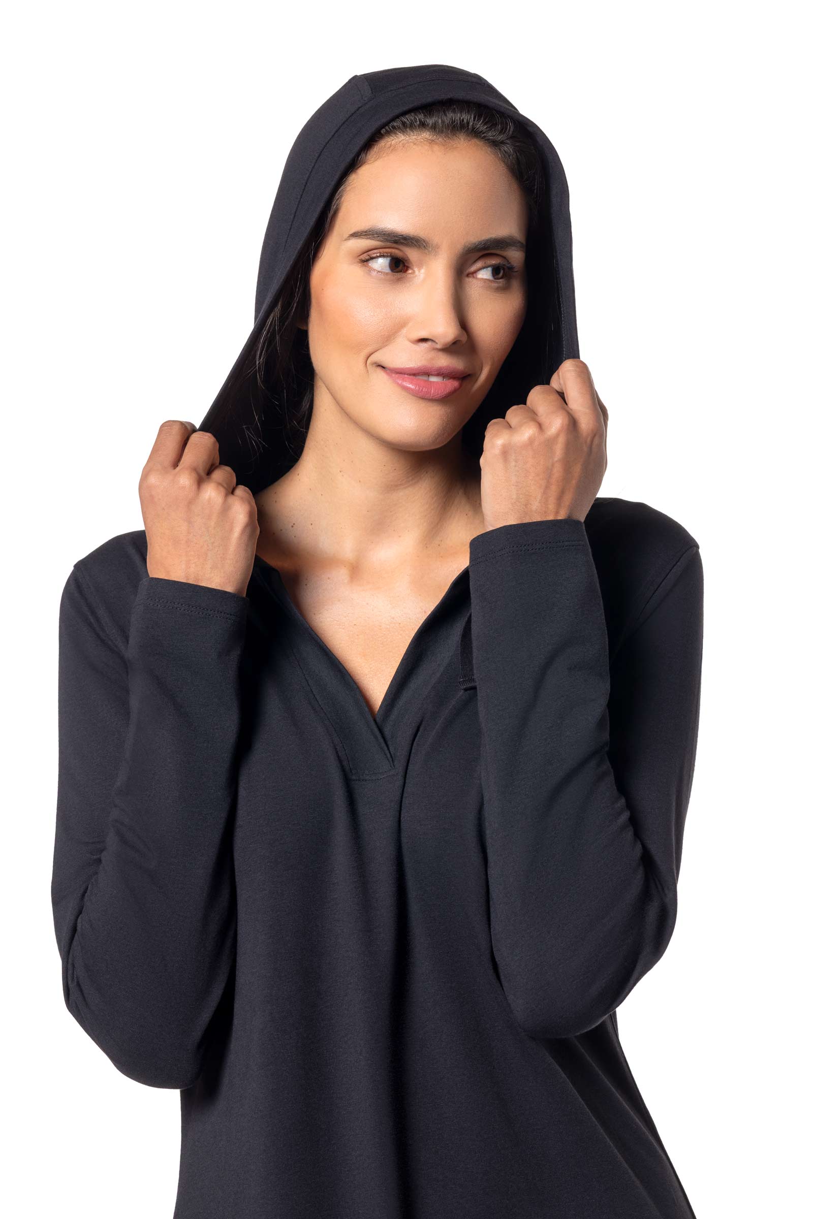 Women's Catalina Cover-Up Dress with Pockets | Black