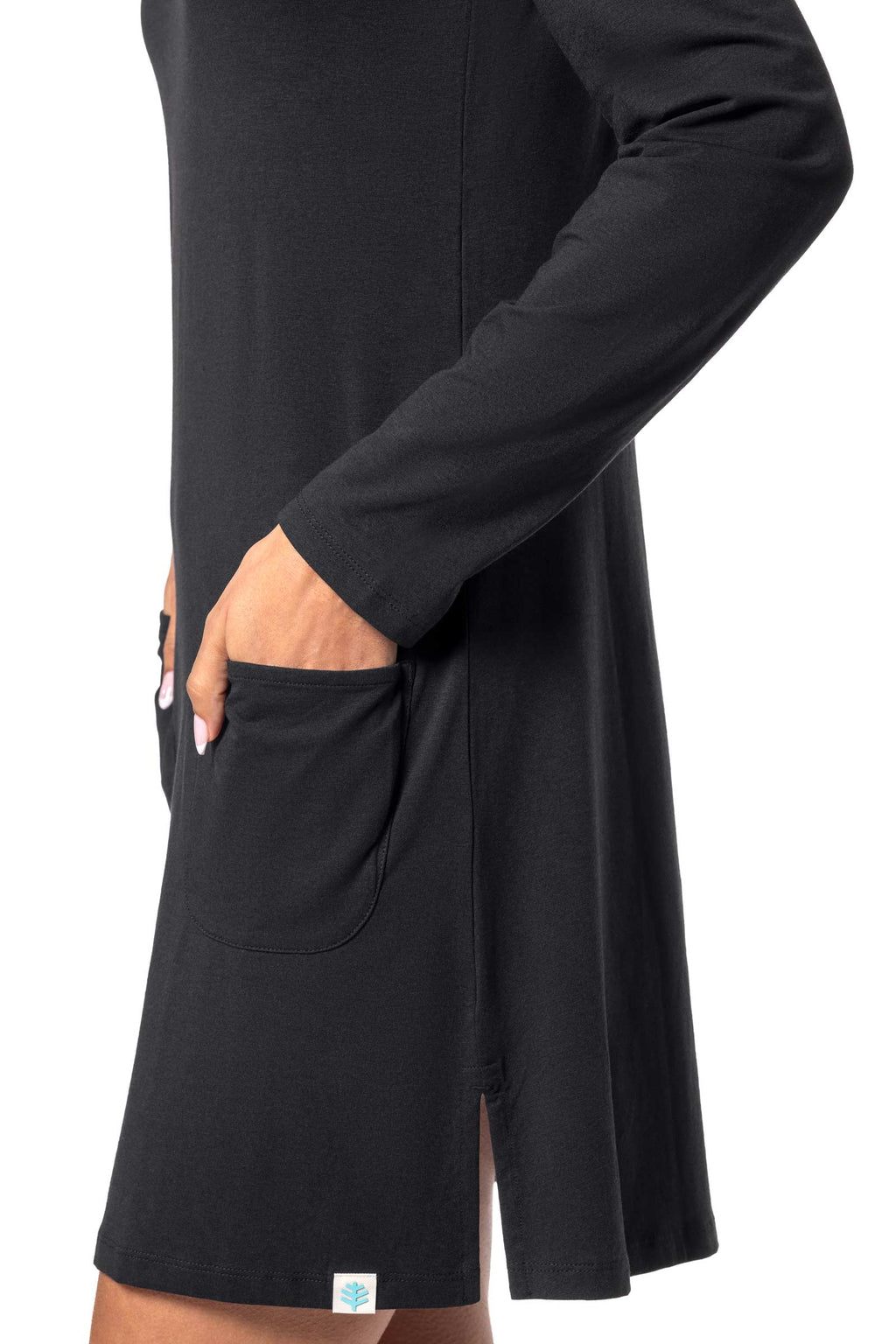 Women's Catalina Cover-Up Dress with Pockets | Black