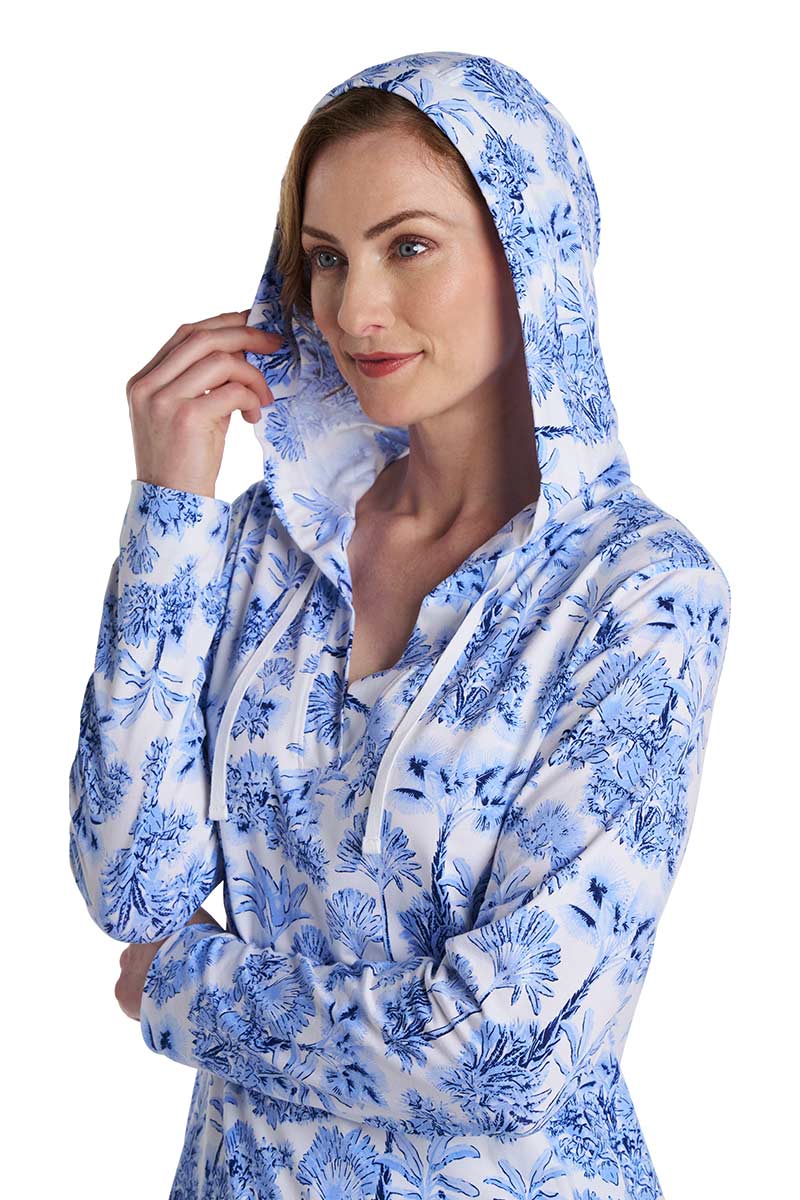 Women's Catalina Cover-Up Dress with Pockets | Periwinkle Isla Bonita