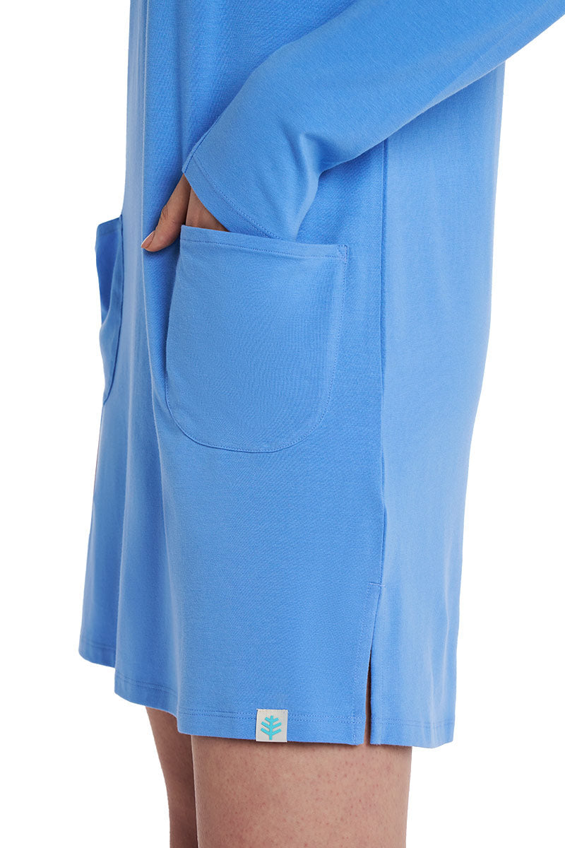 Women's Catalina Beach Cover Up Dress | Bluebell