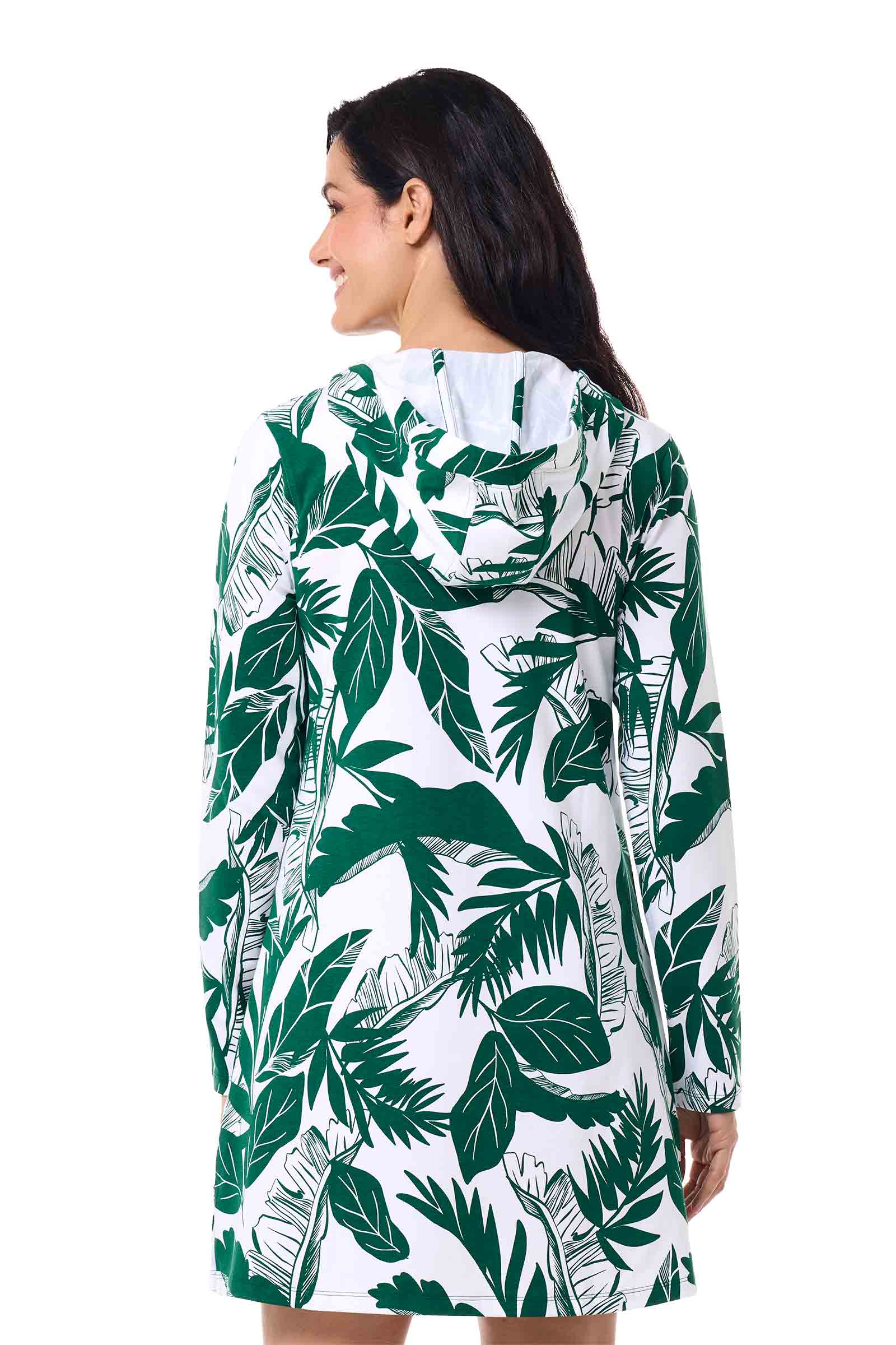 Women's Catalina Cover-Up Dress with Pockets | Eden Green Palm Paradise