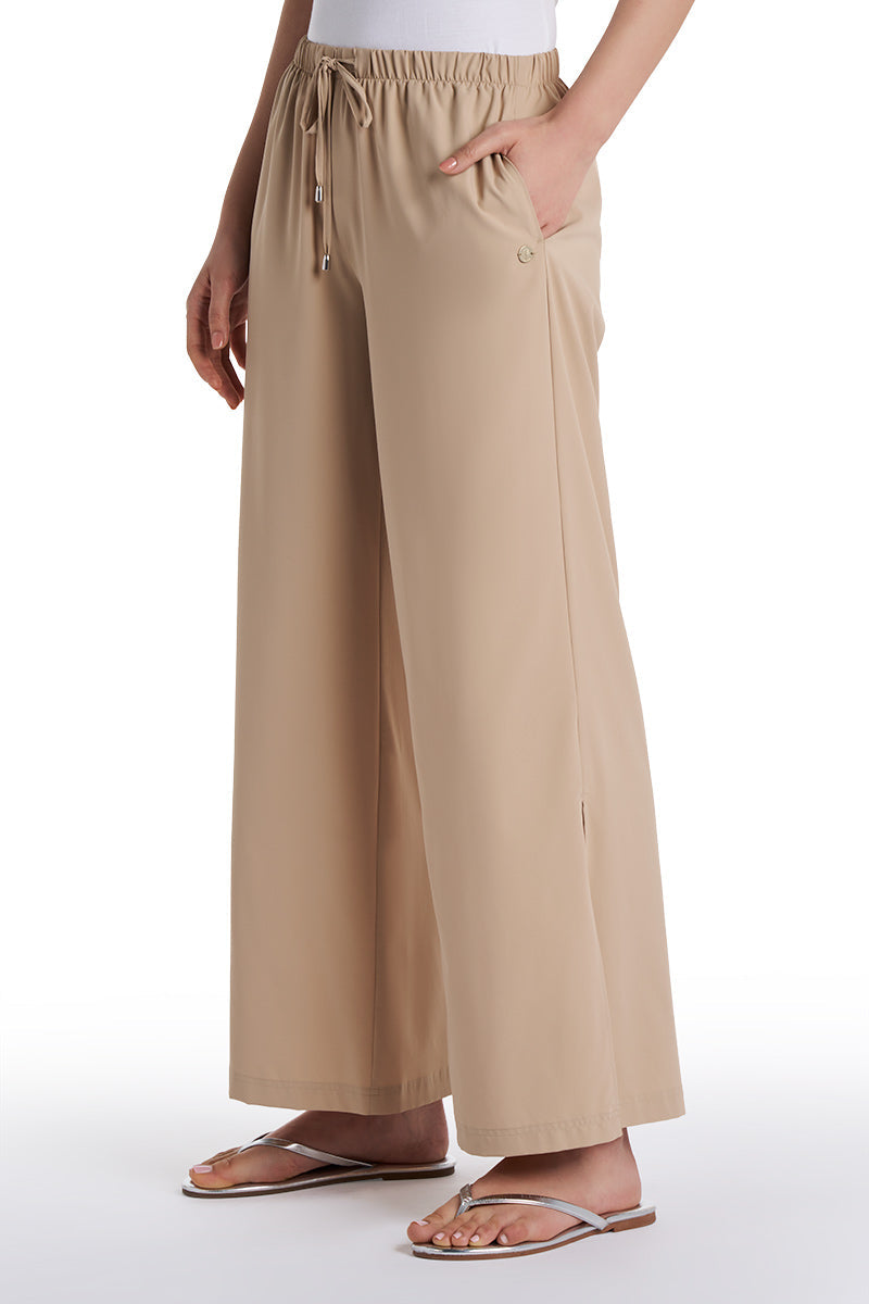 Women's Petra Wide Leg Pant | Pale Khaki