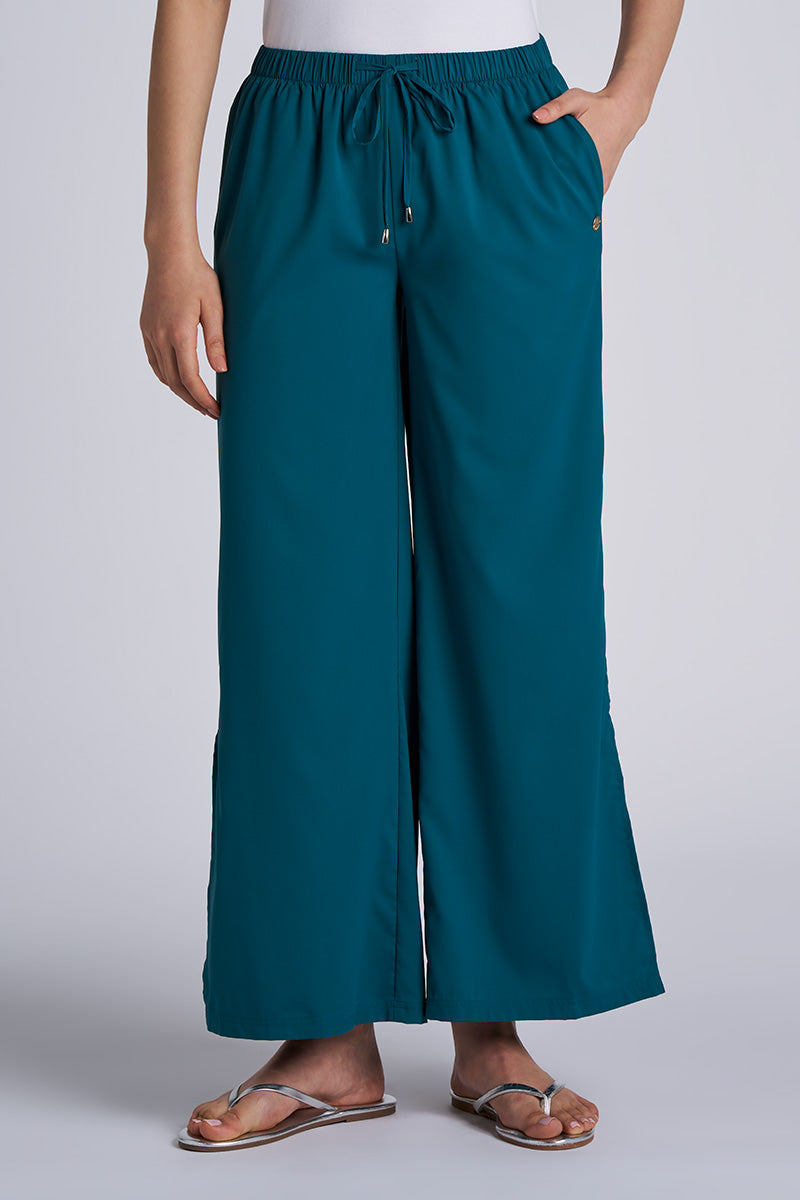Women's Petra Wide Leg Pant | Transformative Teal