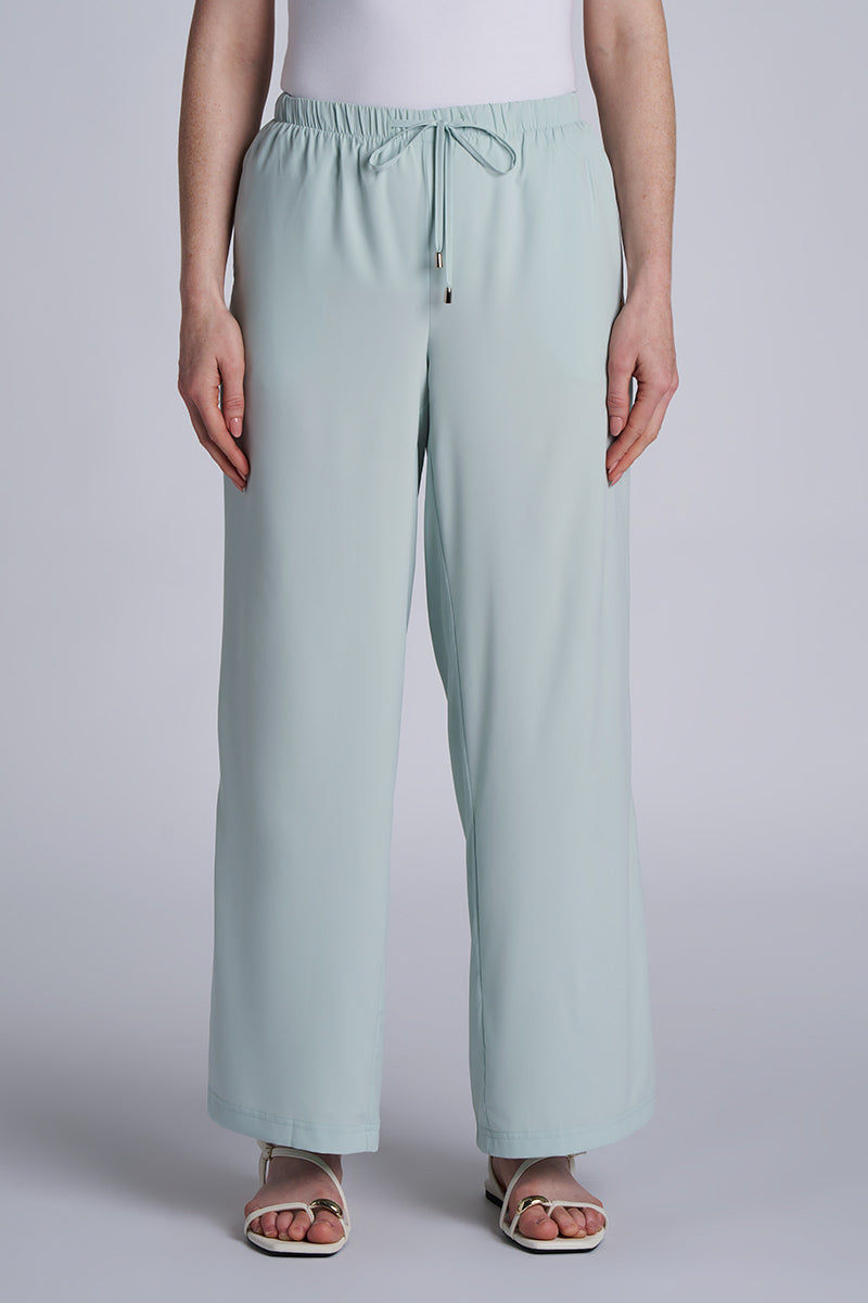 Women's Petra Wide Leg Pant | Misty Aqua