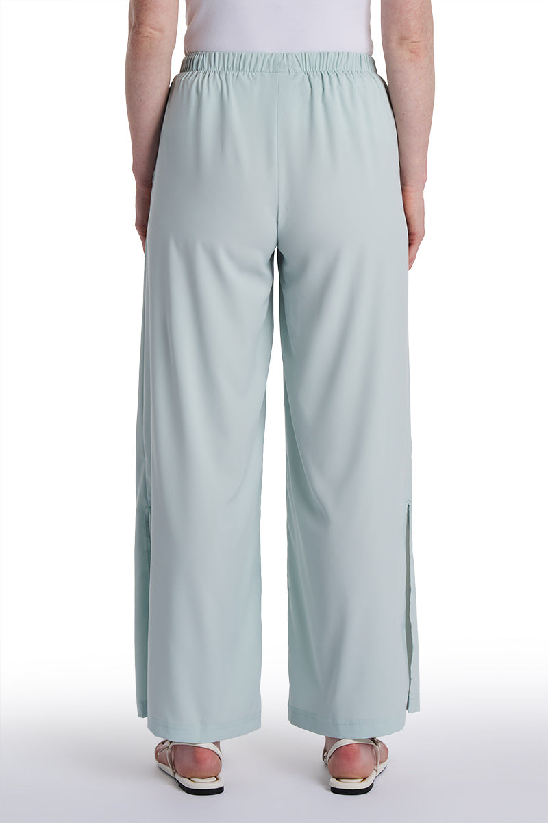 Women's Petra Wide Leg Pant | Misty Aqua