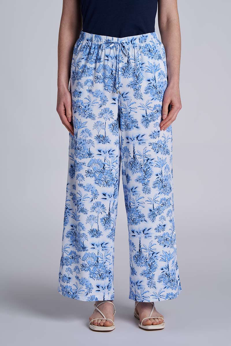 Women's Petra Wide Leg Pant | Periwinkle Isla Bonita