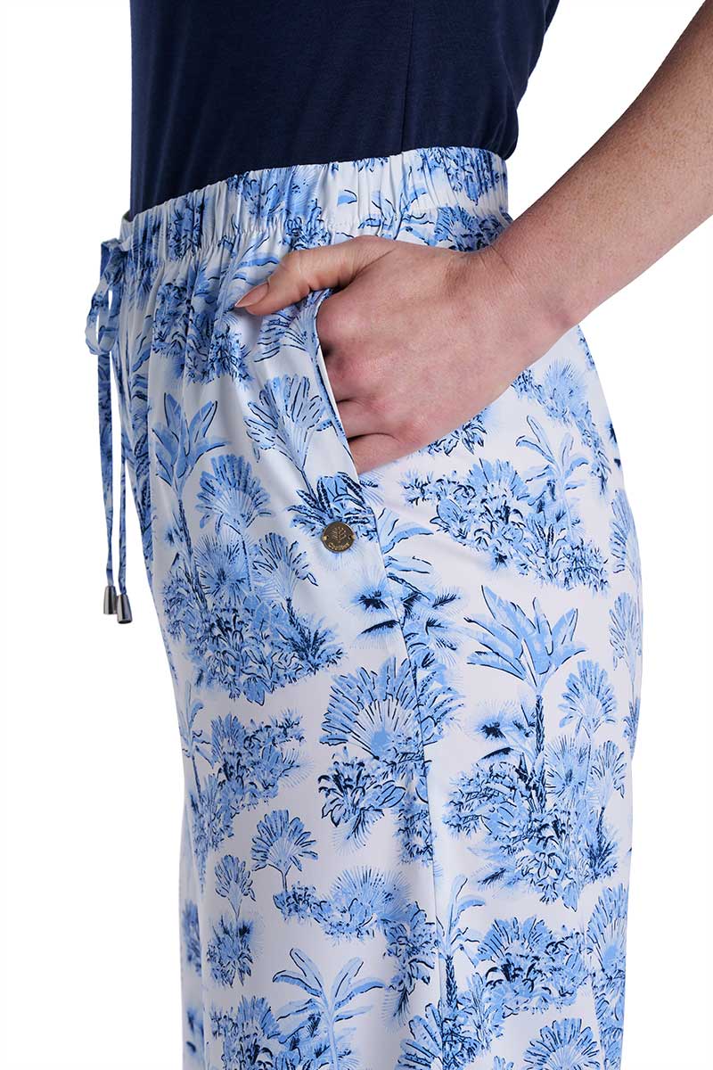 Women's Petra Wide Leg Pant | Periwinkle Isla Bonita