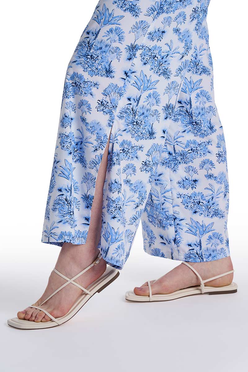 Women's Petra Wide Leg Pant | Periwinkle Isla Bonita