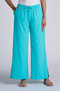 Women's Petra Wide Leg Pant | Coolibar Blue