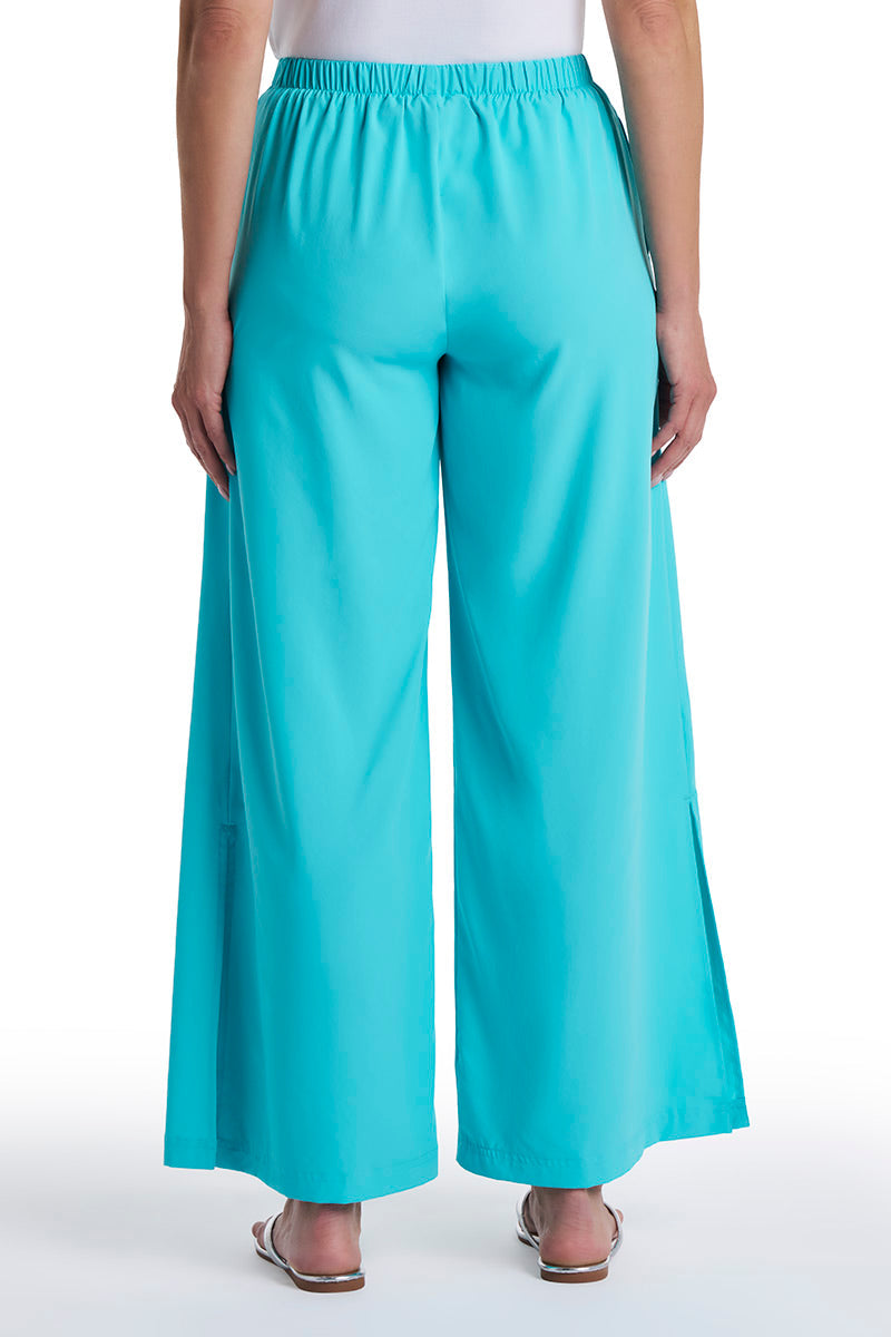 Women's Petra Wide Leg Pant | Coolibar Blue