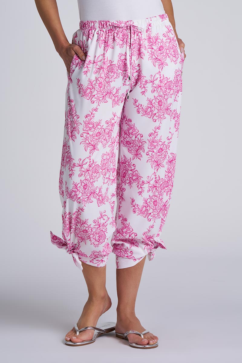Women's Petra Wide Leg Pant | Fuchsia Bouquet