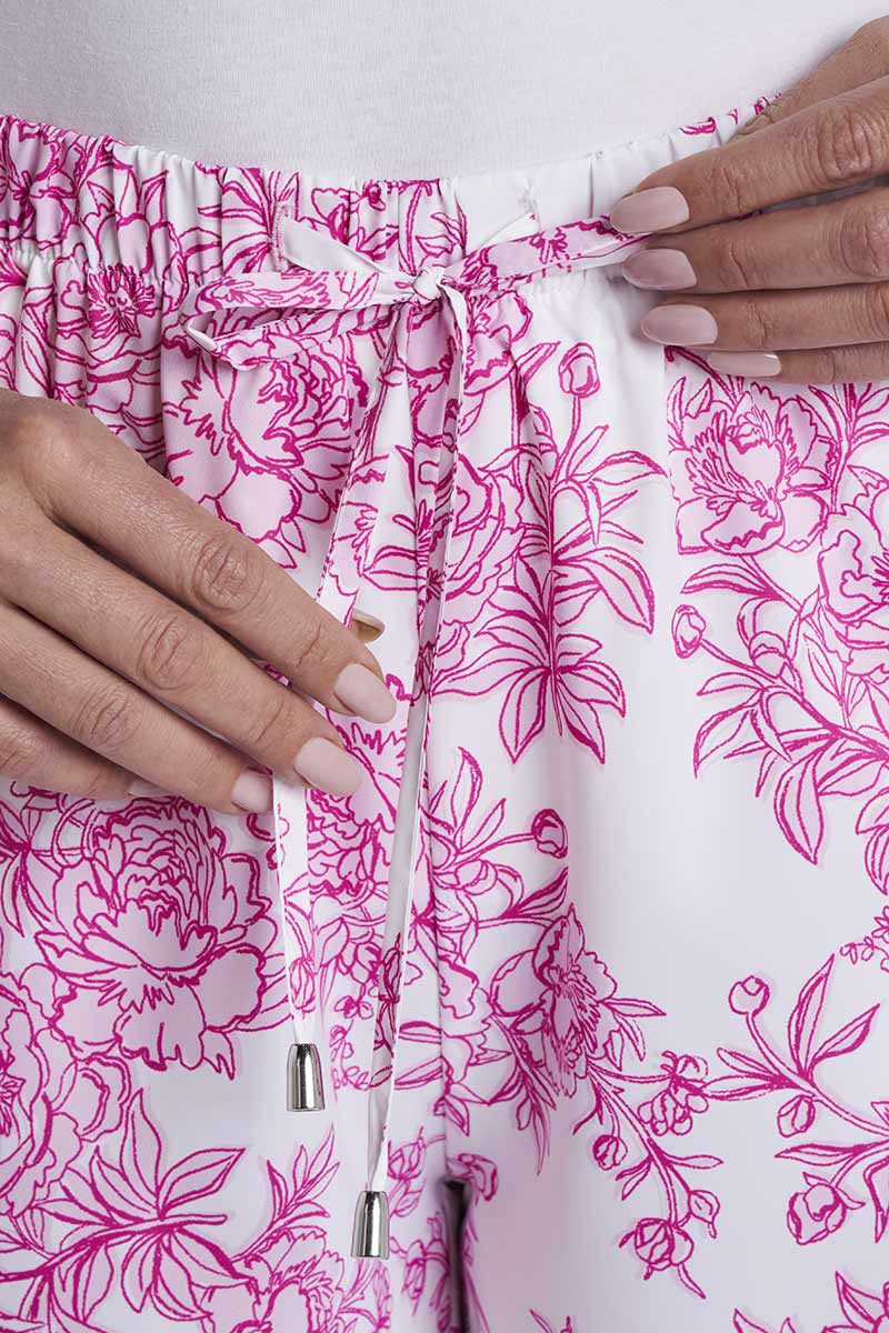 Women's Petra Wide Leg Pant | Fuchsia Bouquet