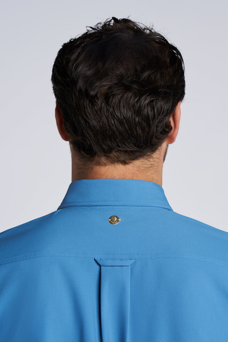 Men's Aricia Long Sleeve Shirt | Blue Dusk