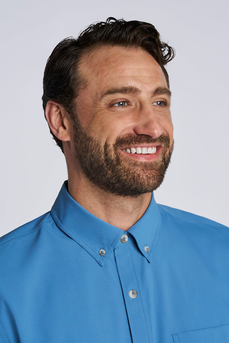 Men's Aricia Long Sleeve Shirt | Blue Dusk