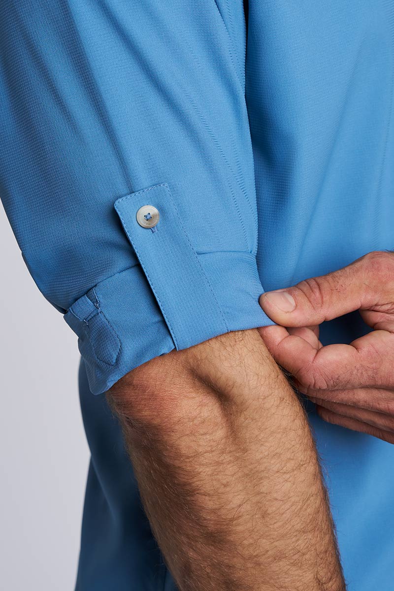 Men's Aricia Long Sleeve Shirt | Blue Dusk