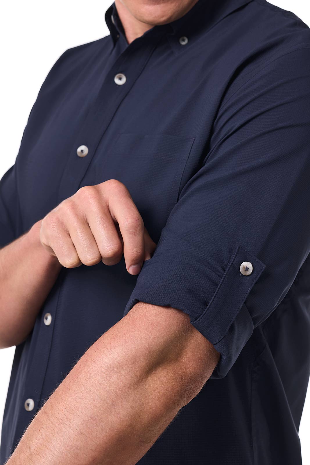 Men's Aricia Long Sleeve Shirt | Navy