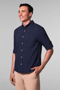 Men's Aricia Long Sleeve Shirt | Navy