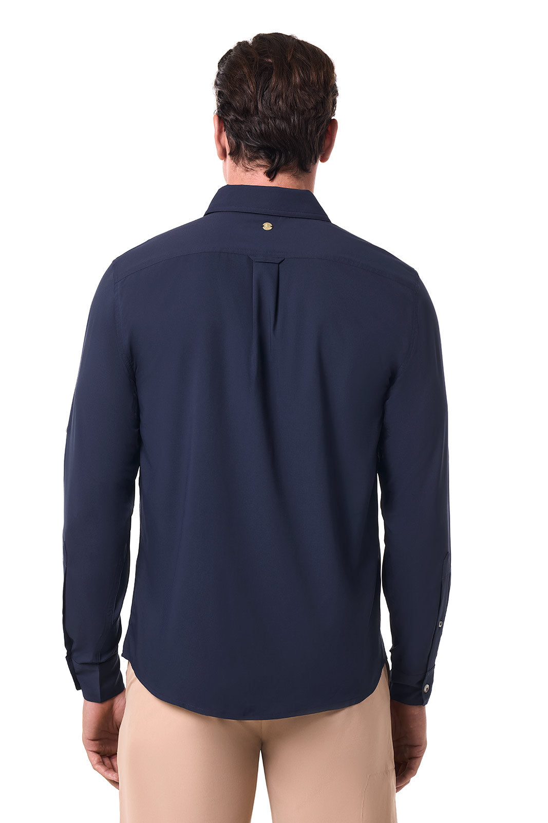 Men's Aricia Long Sleeve Shirt | Navy