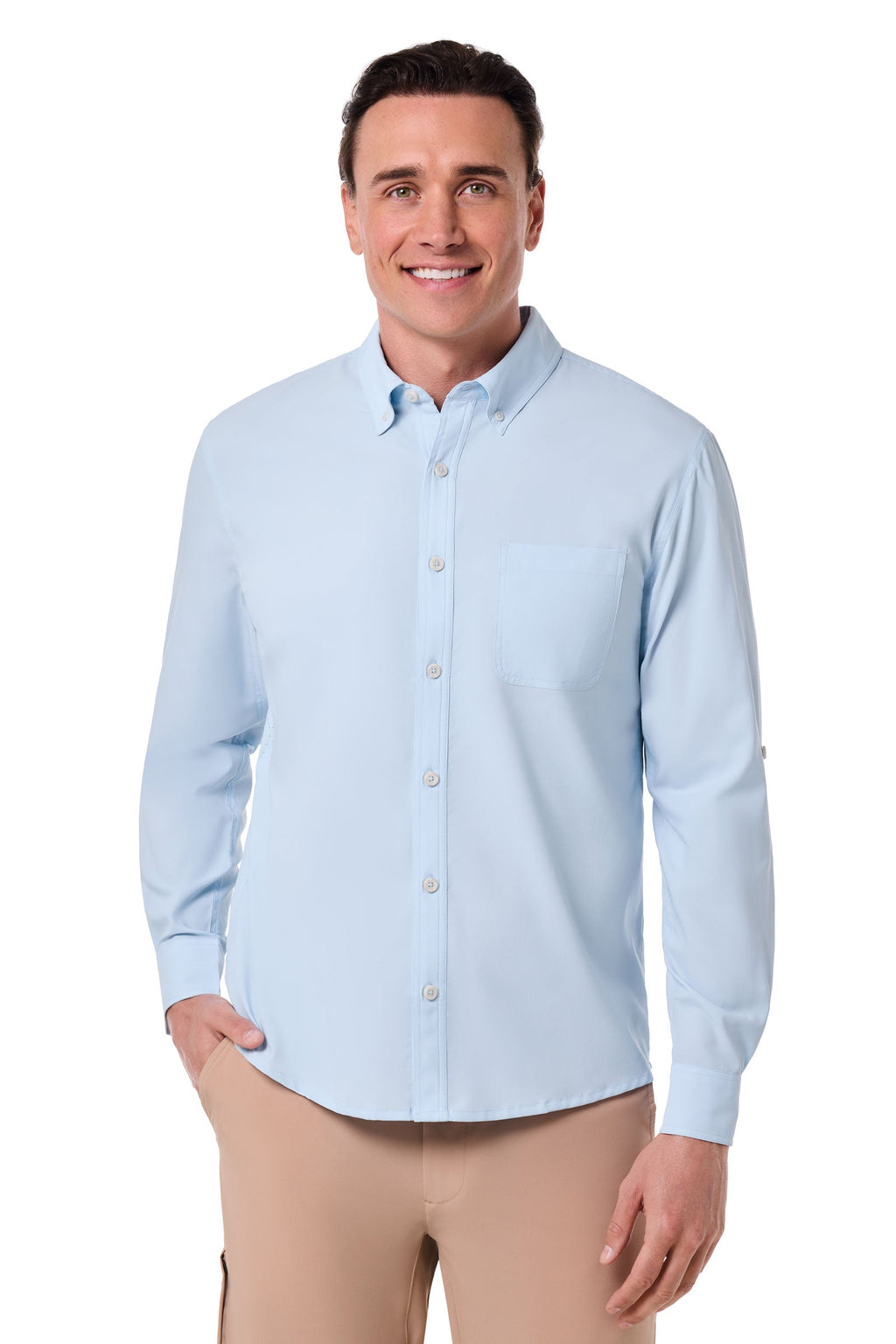 Men's Aricia Long Sleeve Shirt | Light Blue