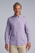Men's Aricia Long Sleeve Shirt | Lavender Gray