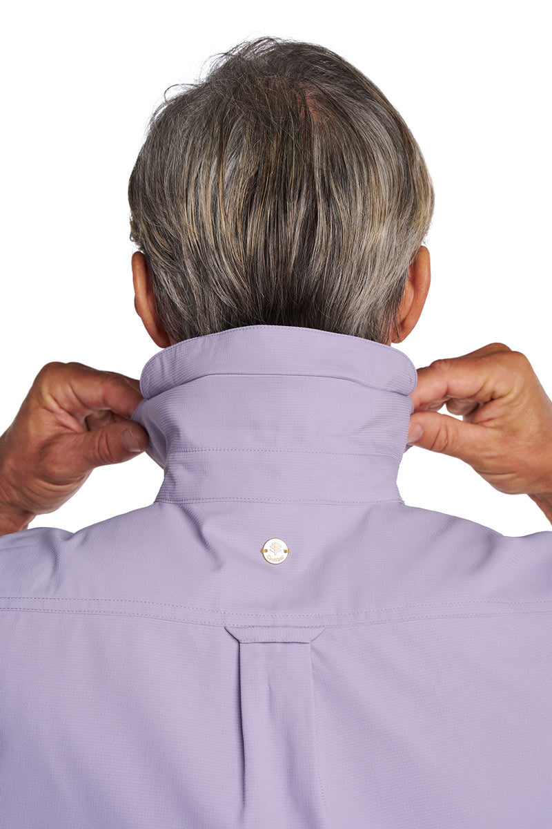 Men's Aricia Long Sleeve Shirt | Lavender Gray
