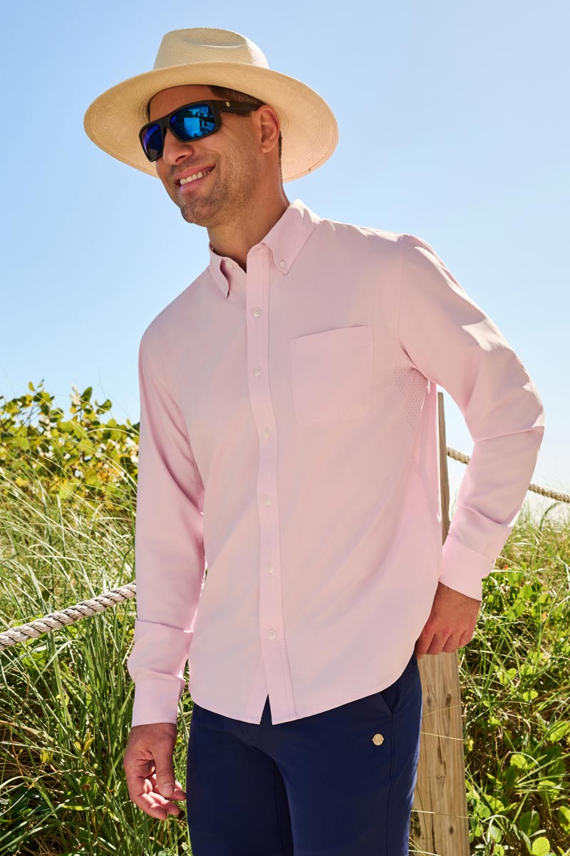 Men's Aricia Long Sleeve Shirt | Powder
