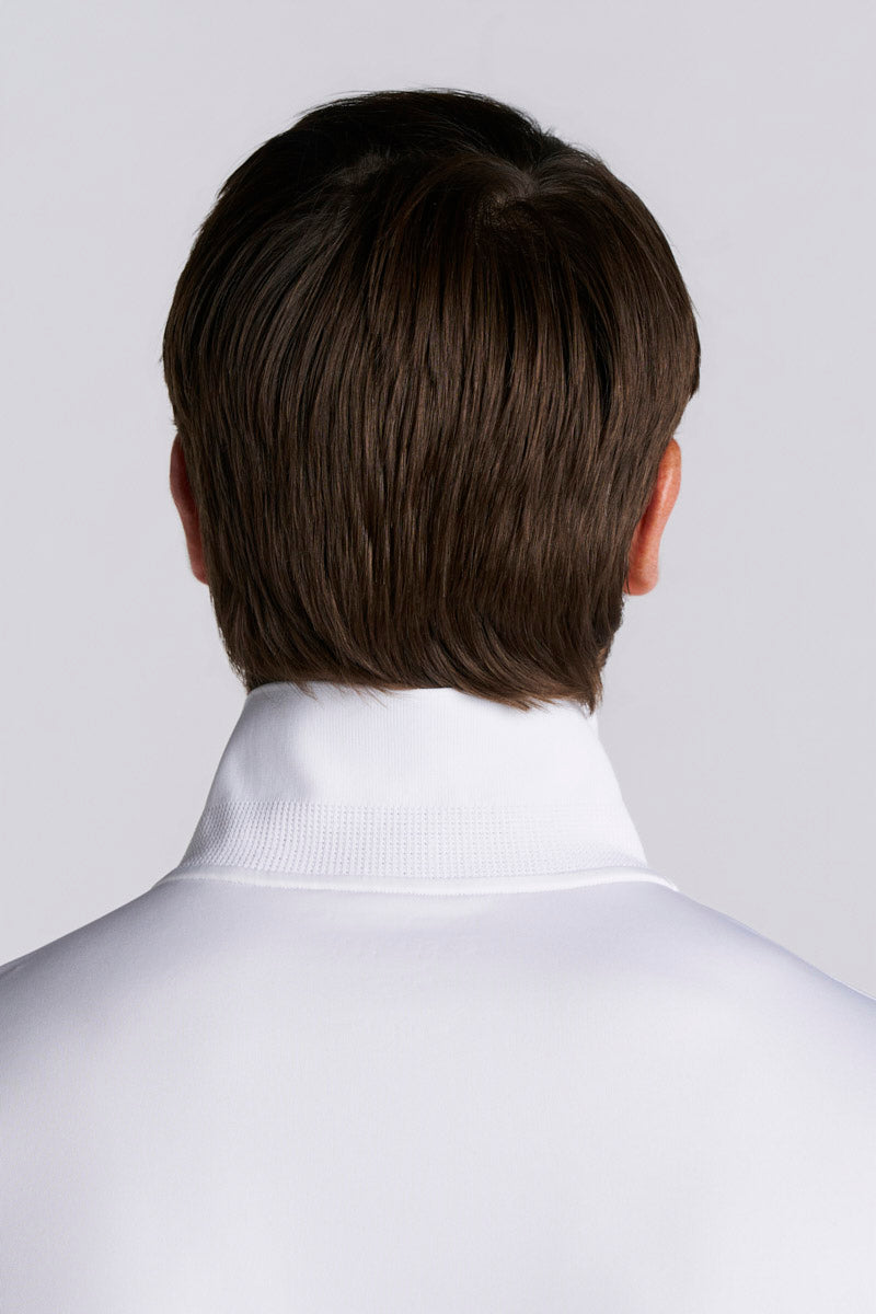 Men's Erodym Long Sleeve Sports Polo | White