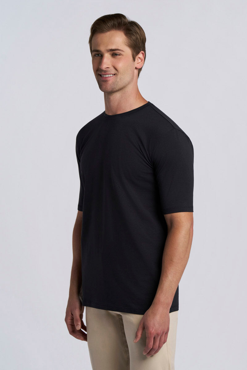 Men's Morada Everyday Short Sleeve T-Shirt Pima Sol | Black